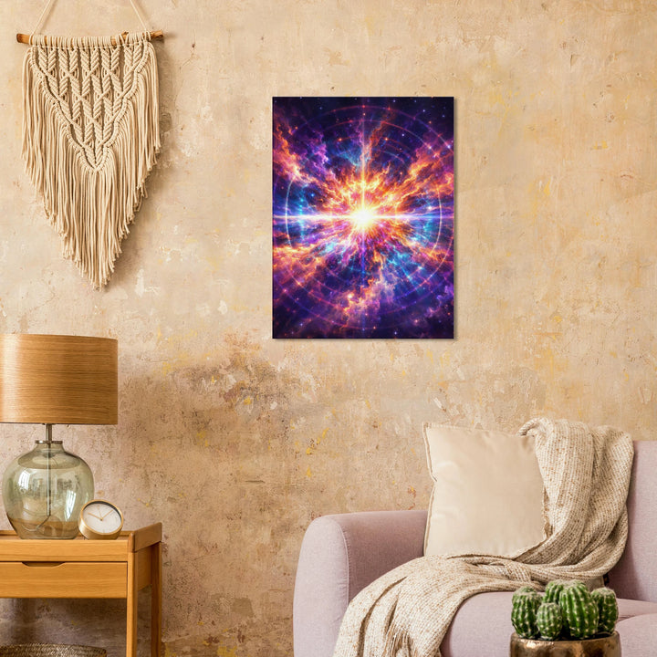 Nova Pulse – Energiegeladene Moderne für stilvolle Wohnräume - Simpls space print - Print Material