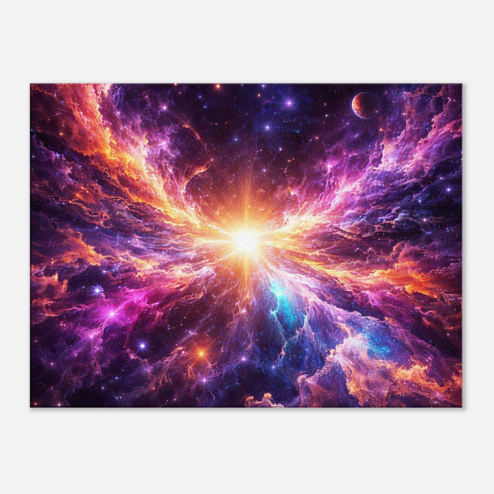 Ethreal Cosmos – Das leuchtende Zentrum des Unendlichen - Simpls space print-Print Material