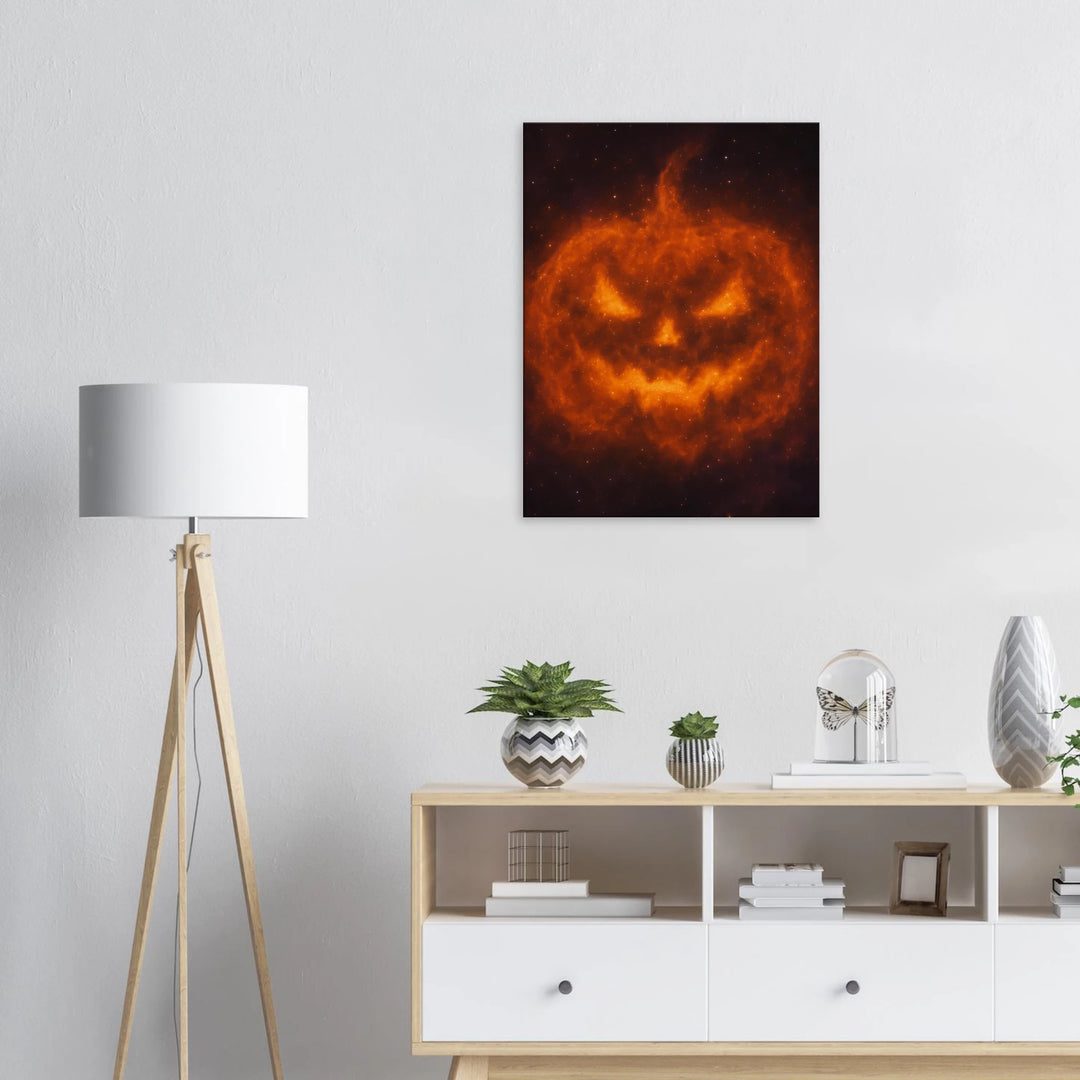 Pumpkin Nebula - Halloween - Simpls space print - Print Material
