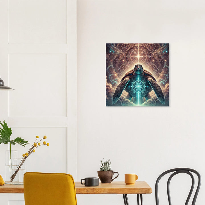 Totem Schildkröte – Hüterin der Zeit und Seelenruhe - Simpls space print-Print Material