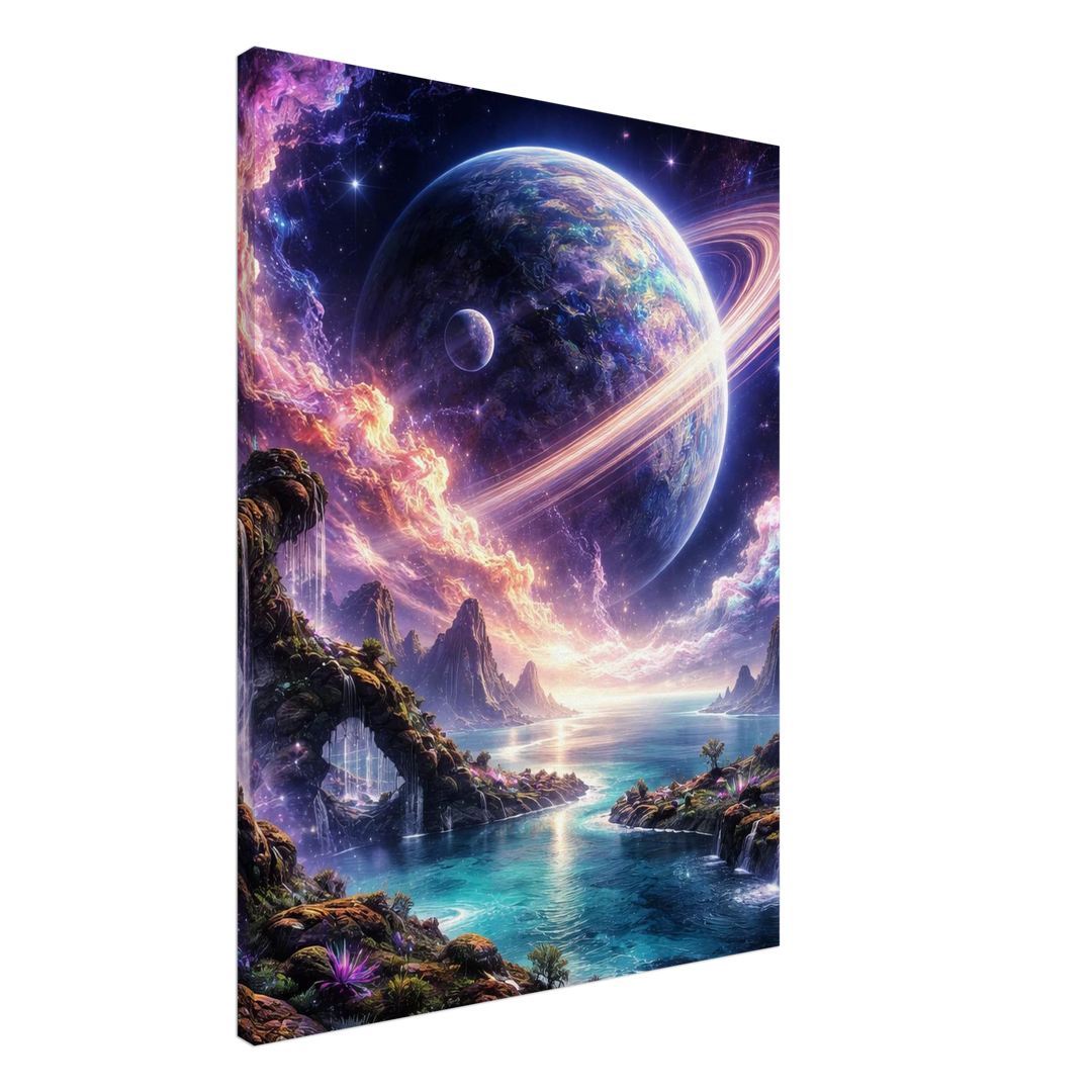 Lucid Orbit – Wo Träume den Kosmos berühren - Simpls space print - Print Material