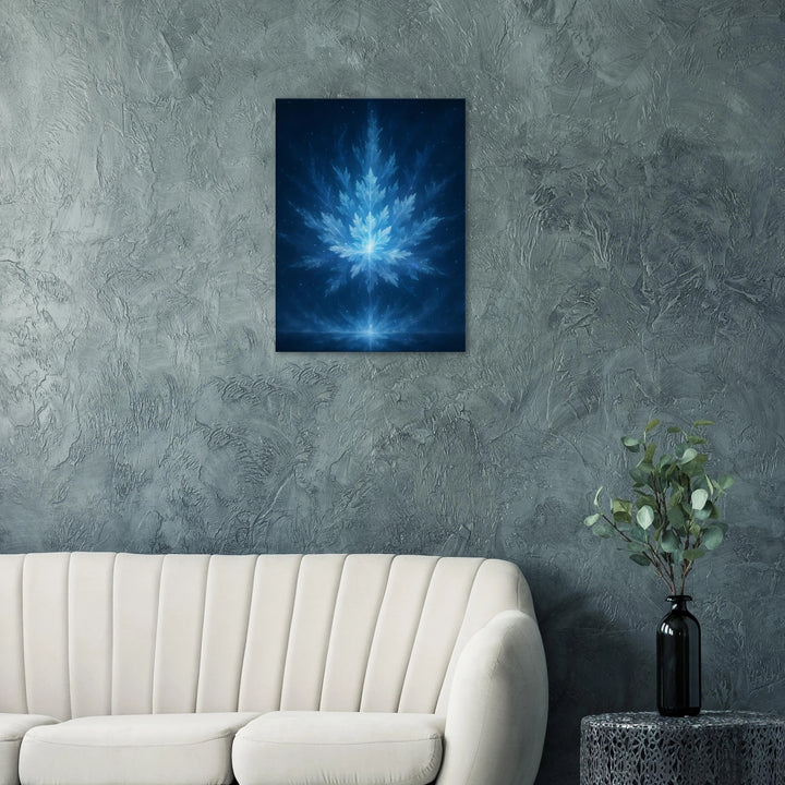 Blizzard Bloom – Die Stille, in der Licht erblüht - Simpls space print-Print Material