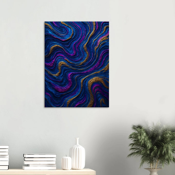 Cosmic Veins – Die goldenen Lebensadern des Universums - Simpls space print-Print Material