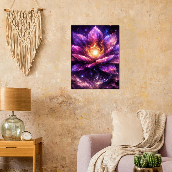 Voidflower Ritual – Wo Stille zu kosmischem Licht erblüht - Simpls space print-Print Material