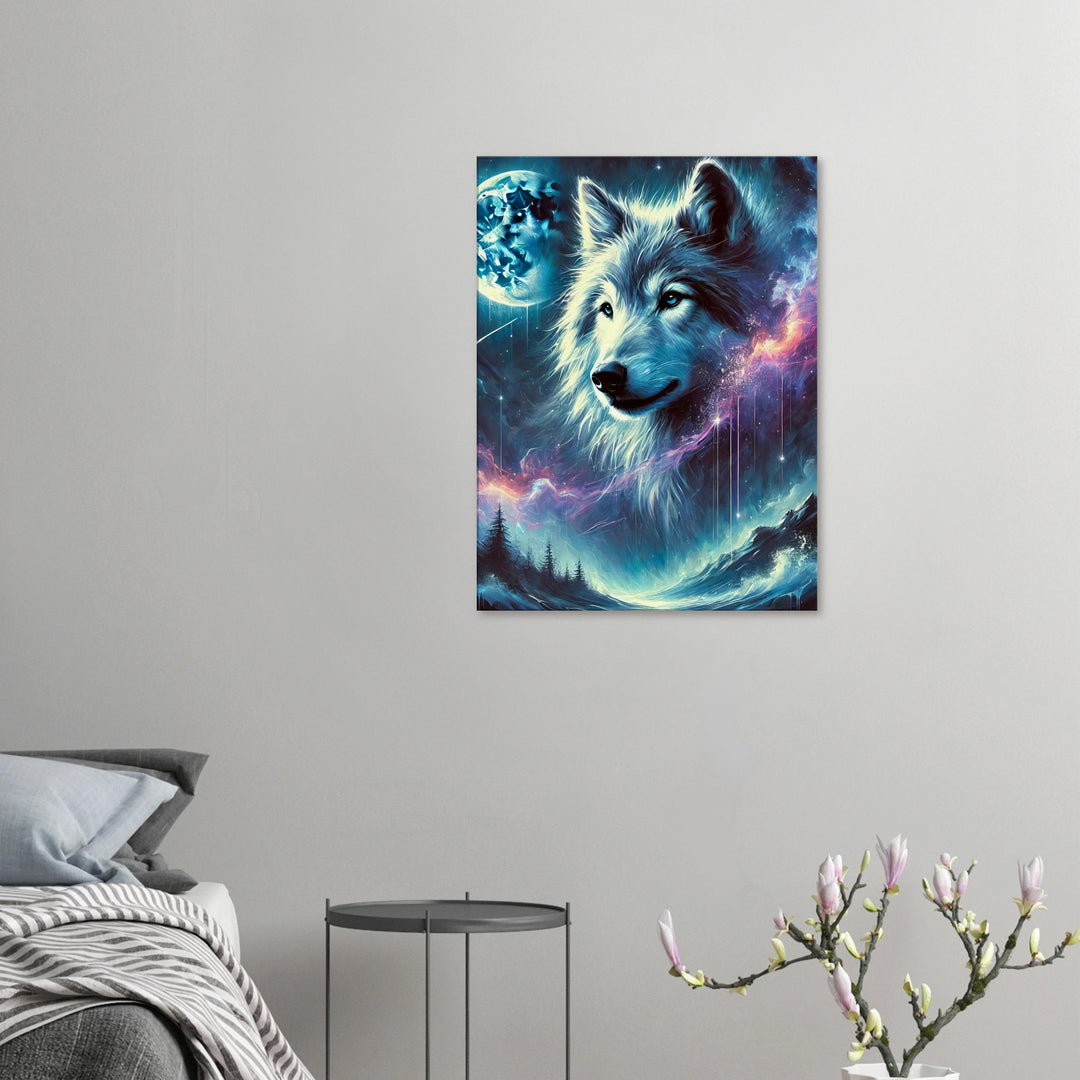 Moonshine - Wolf - Simpls space print - Print Material