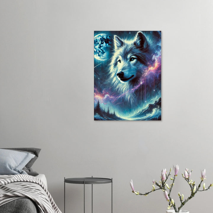 Moonshine - Wolf - Simpls space print - Print Material
