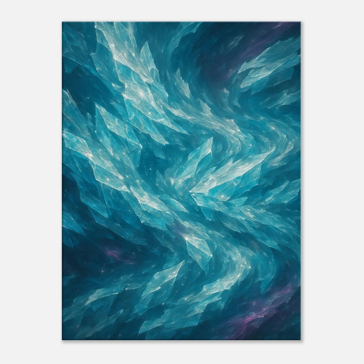 Crystalline Drift – Die stille Bewegung aus Licht und Eis - Simpls space print-Print Material