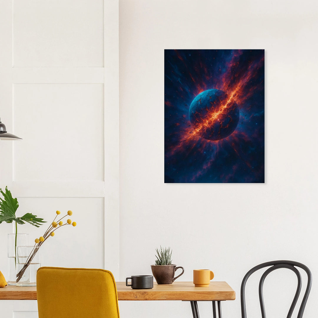 Zero Point - Leinwand - Simpls space print - Print Material