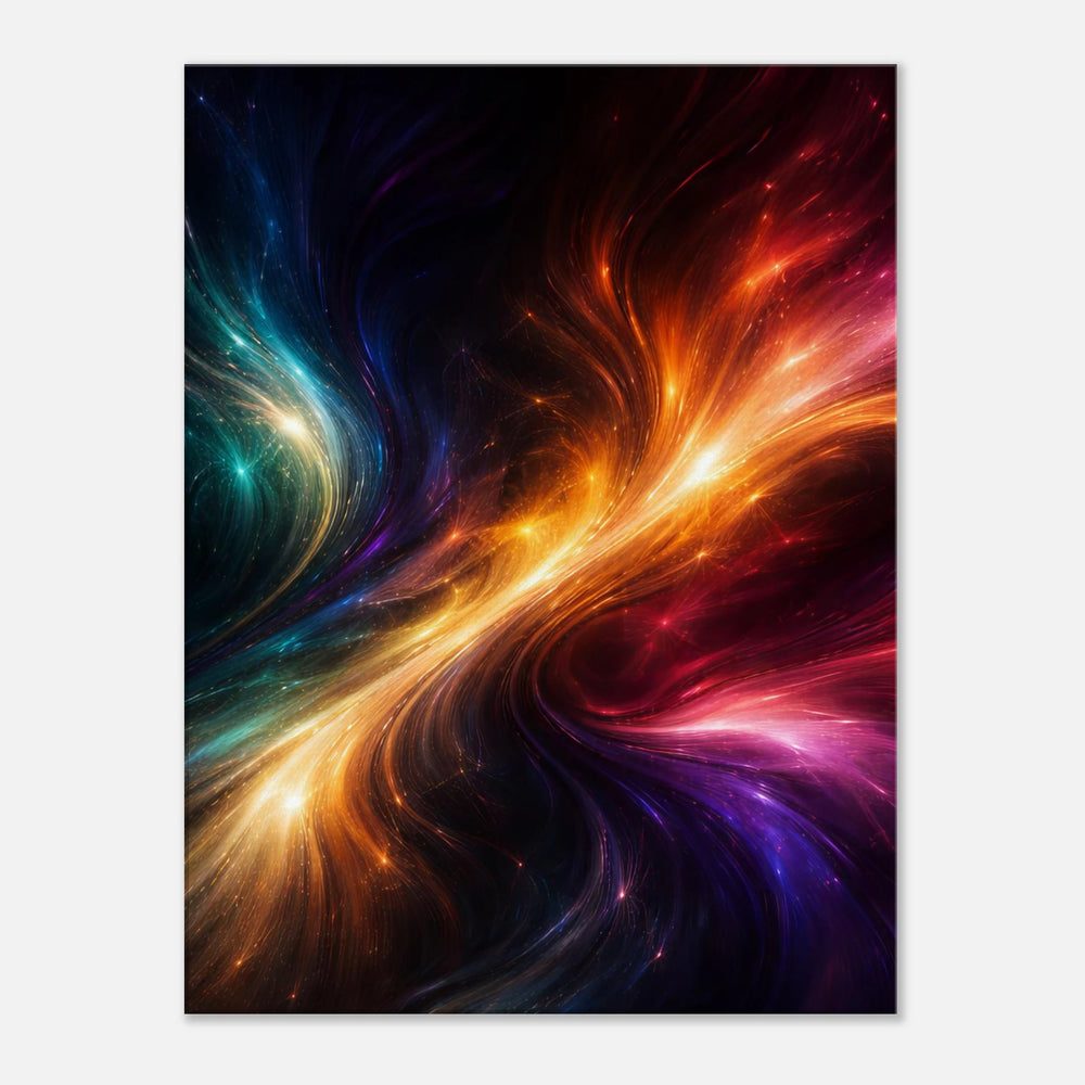 Rasidual Hue – Wo Licht und Tiefe verschmelzen - Simpls space print-Print Material