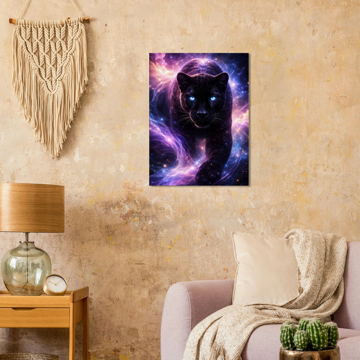 Nebula Panther – Der lautlose Hüter der Galaxie - Simpls space print-Print Material