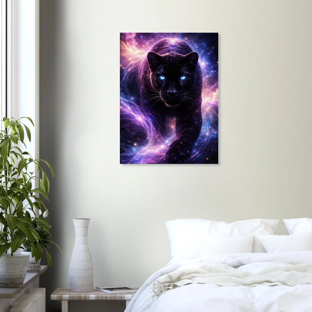 Nebula Panther – Der lautlose Hüter der Galaxie - Simpls space print-Print Material
