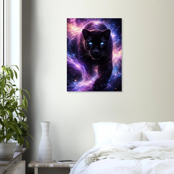 Nebula Panther – Der lautlose Hüter der Galaxie - Simpls space print-Print Material