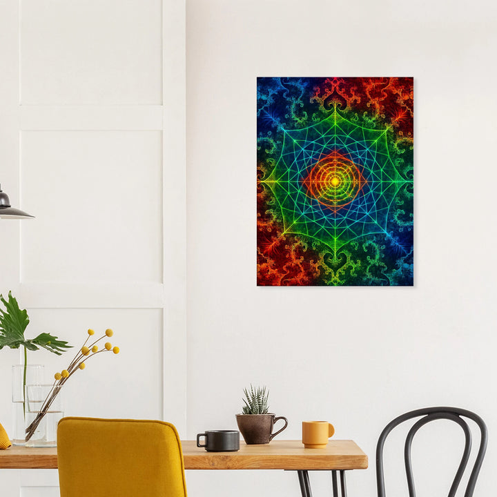 Symmetry Field – Das pulsierende Mandala des Universums - Simpls space print-Print Material