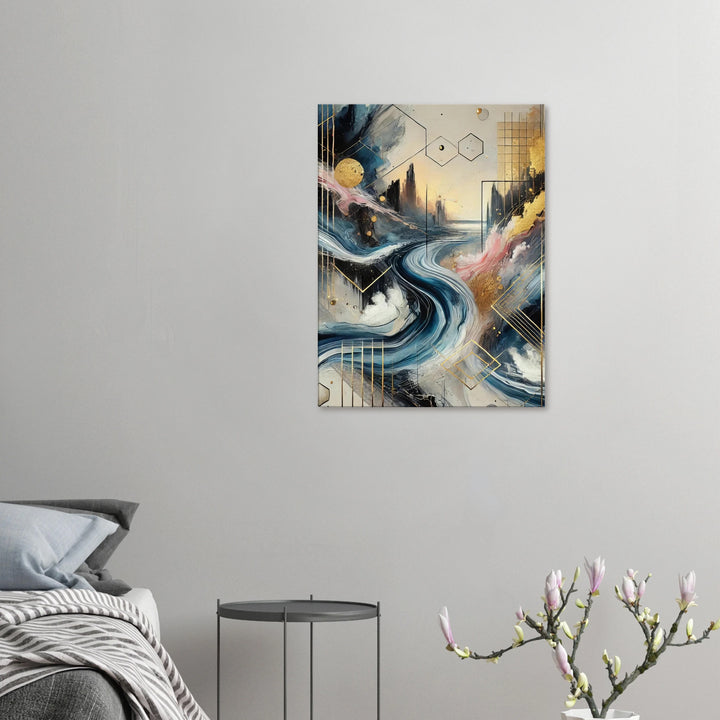 Flow – Wo Bewegung zu Stille wird - Simpls space print-Print Material