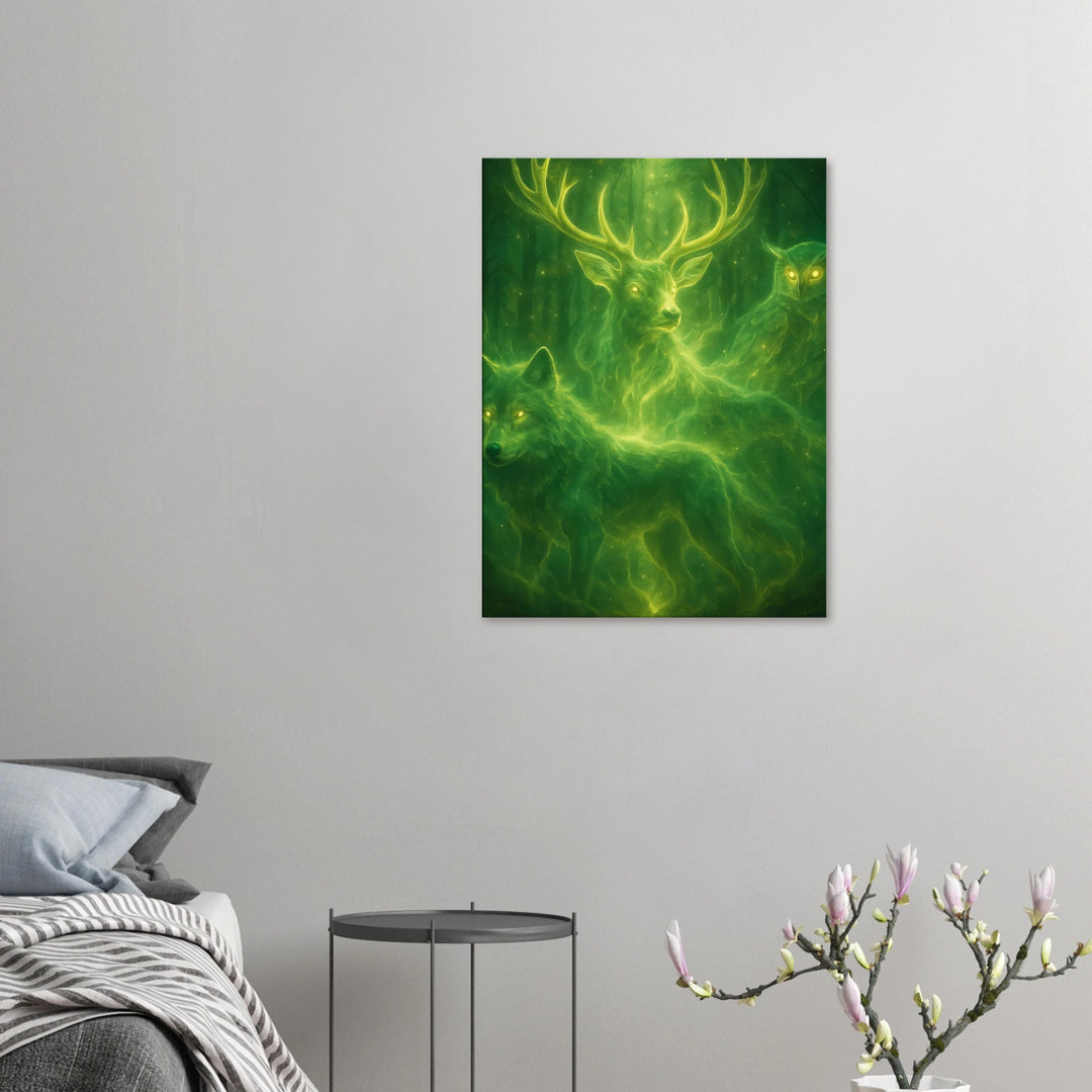 Spirit of the Forest – Die leuchtenden Hüter deiner Seele - Simpls space print-Print Material