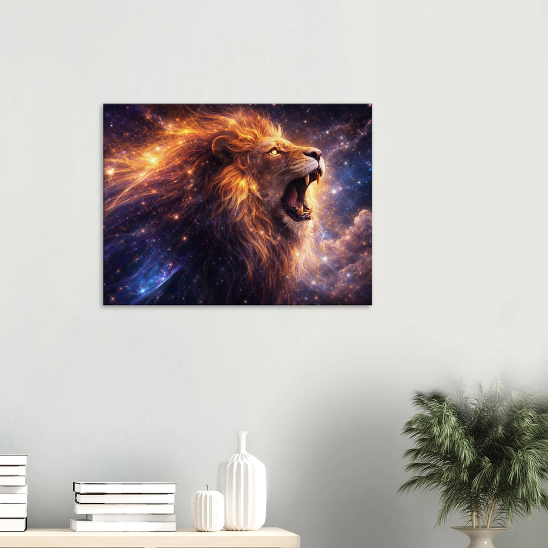 Galactic Roar – Die Stimme deiner kosmischen Kraft - Simpls space print-Print Material