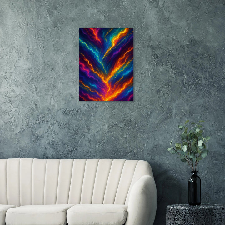 Chroma Storm – Wenn Farben zu Blitzen werden - Simpls space print-Print Material