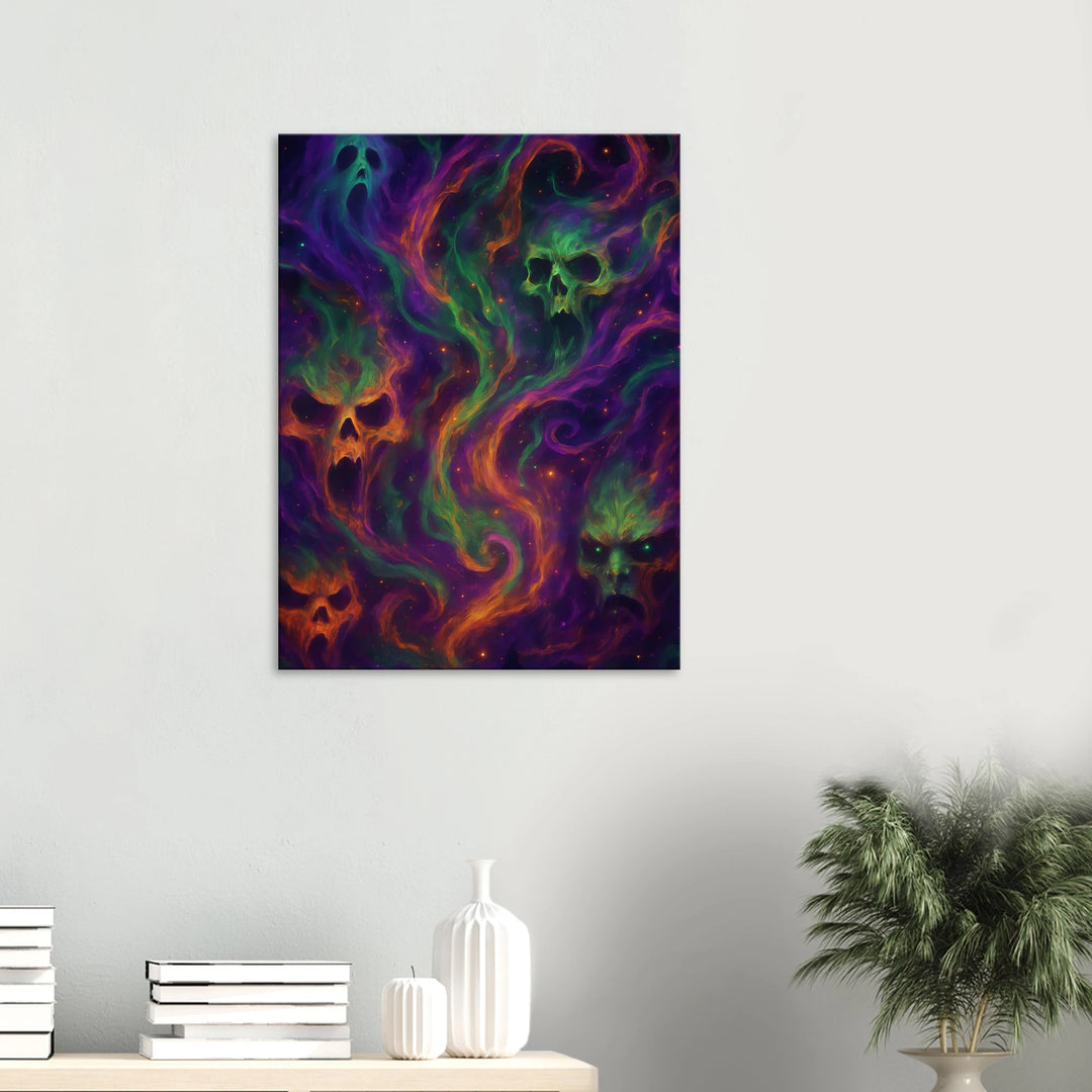 Ghoul Nebula - Halloween - Simpls space print - Print Material