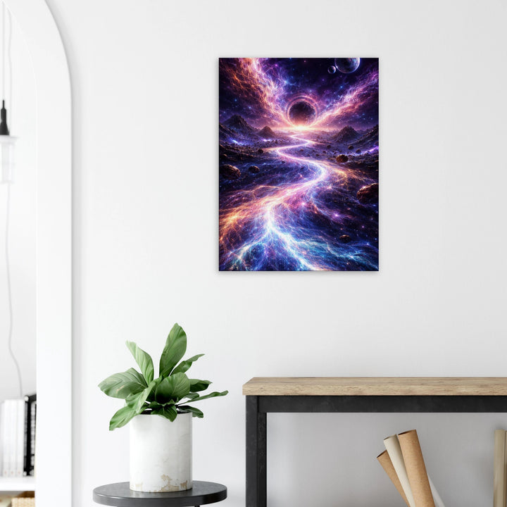 Veins of Infinity – Wo Energie das Universum durchzieht - Simpls space print-Print Material