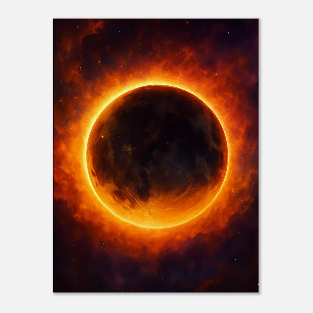 Autumn Eclipse - Simpls space print - Print Material