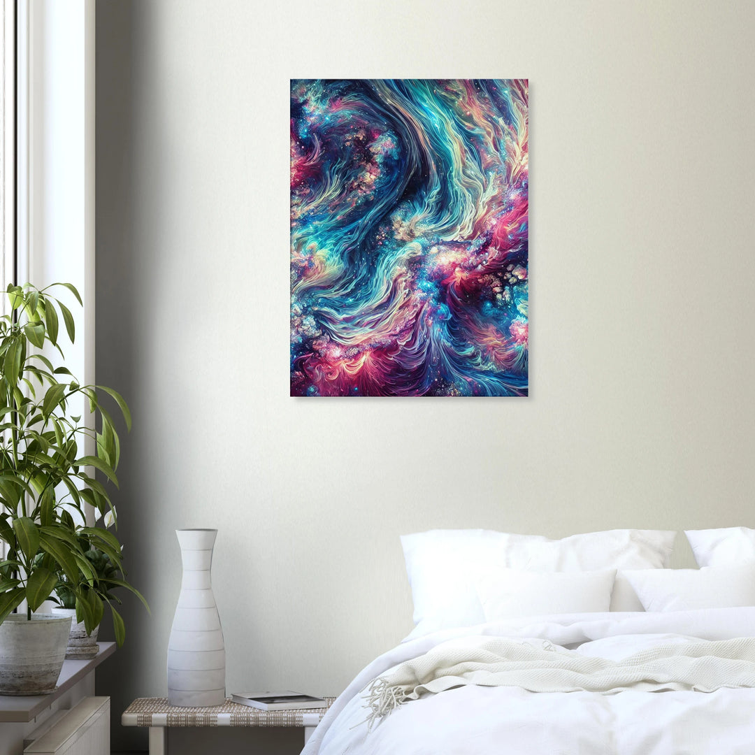 Color Flow – Wenn Farben zu kosmischen Gefühlen werden - Simpls space print-Print Material