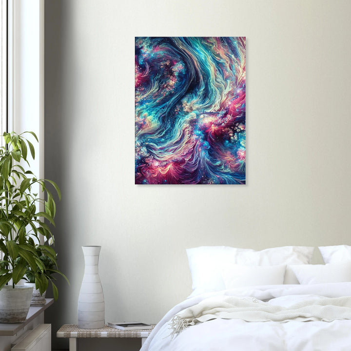 Color Flow – Wenn Farben zu kosmischen Gefühlen werden - Simpls space print-Print Material