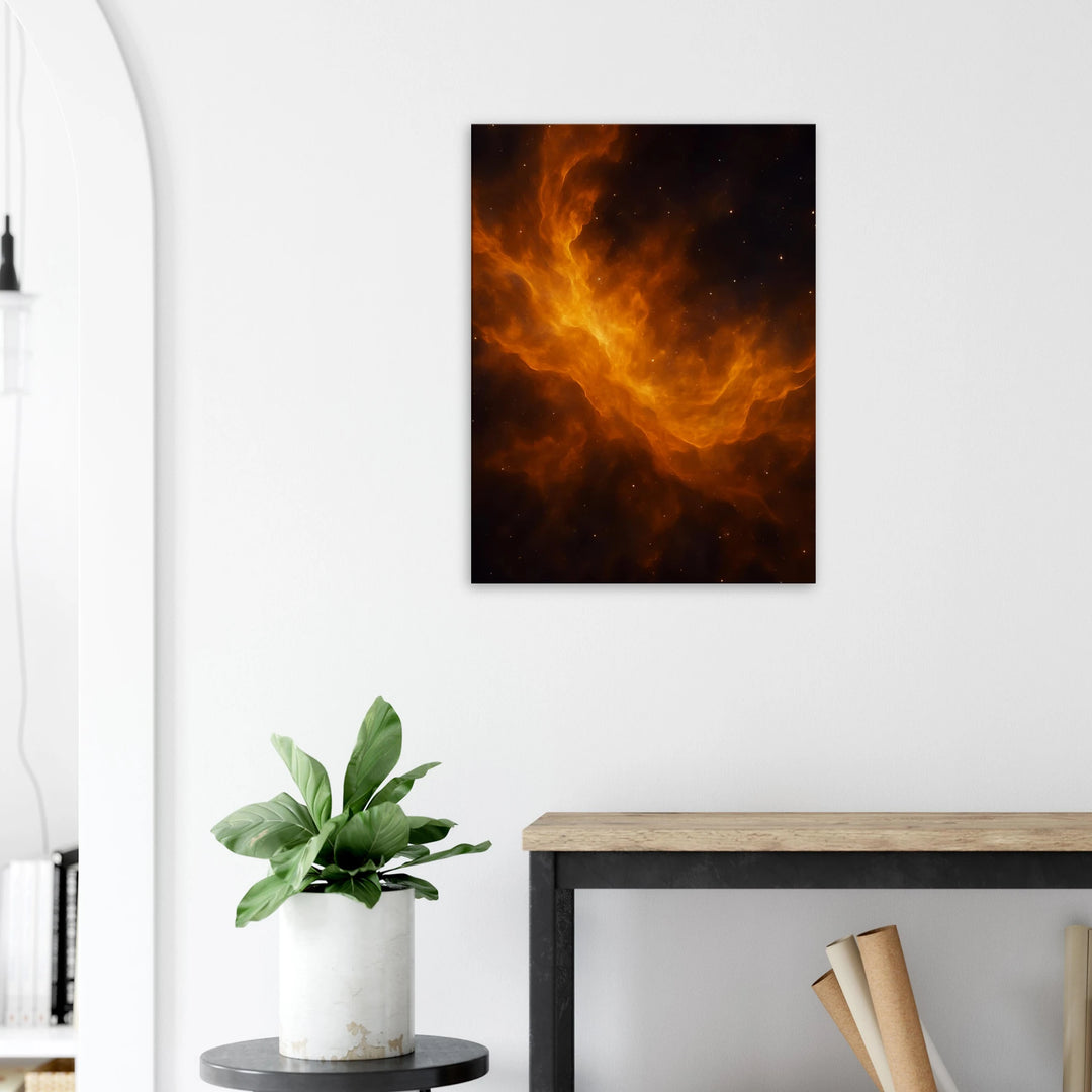 Amber Veil - Simpls space print - Print Material