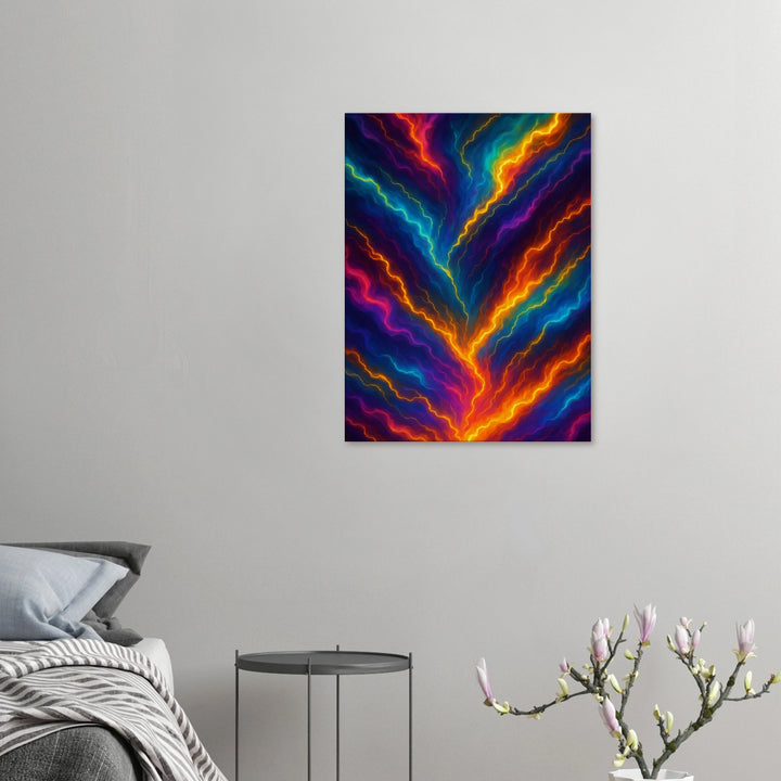 Chroma Storm – Wenn Farben zu Blitzen werden - Simpls space print - Print Material