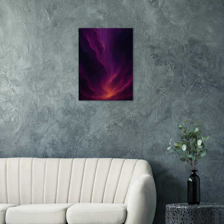 Velvet Cascade – Das Flüstern der kosmischen Ströme - Simpls space print-Print Material