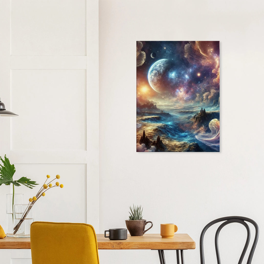 Cosmic - Wave - Simpls space print - Print Material