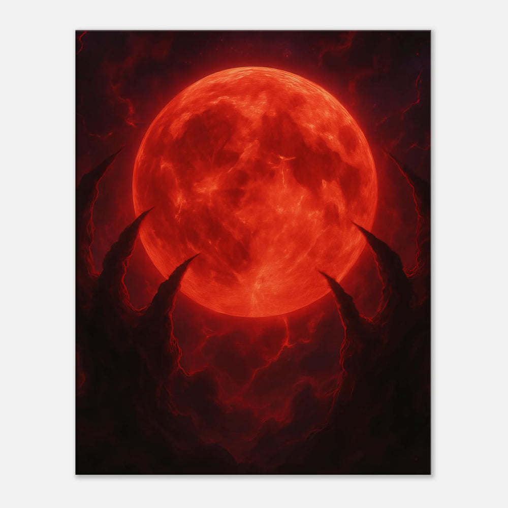 Blood Moon Nexus - Halloween - Simpls space print - Print Material