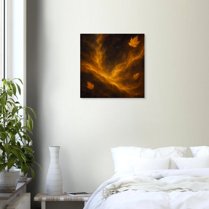 Aurelia Drift – Wenn Blätter wie Sterne durch Träume segeln - Simpls space print-Print Material