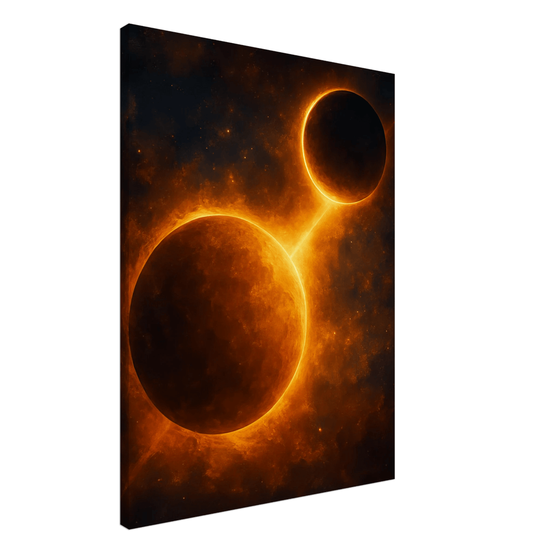 Golden Equinox - Simpls space print - Print Material