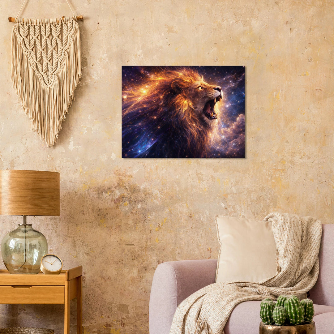 Galactic Roar – Die Stimme deiner kosmischen Kraft - Simpls space print-Print Material