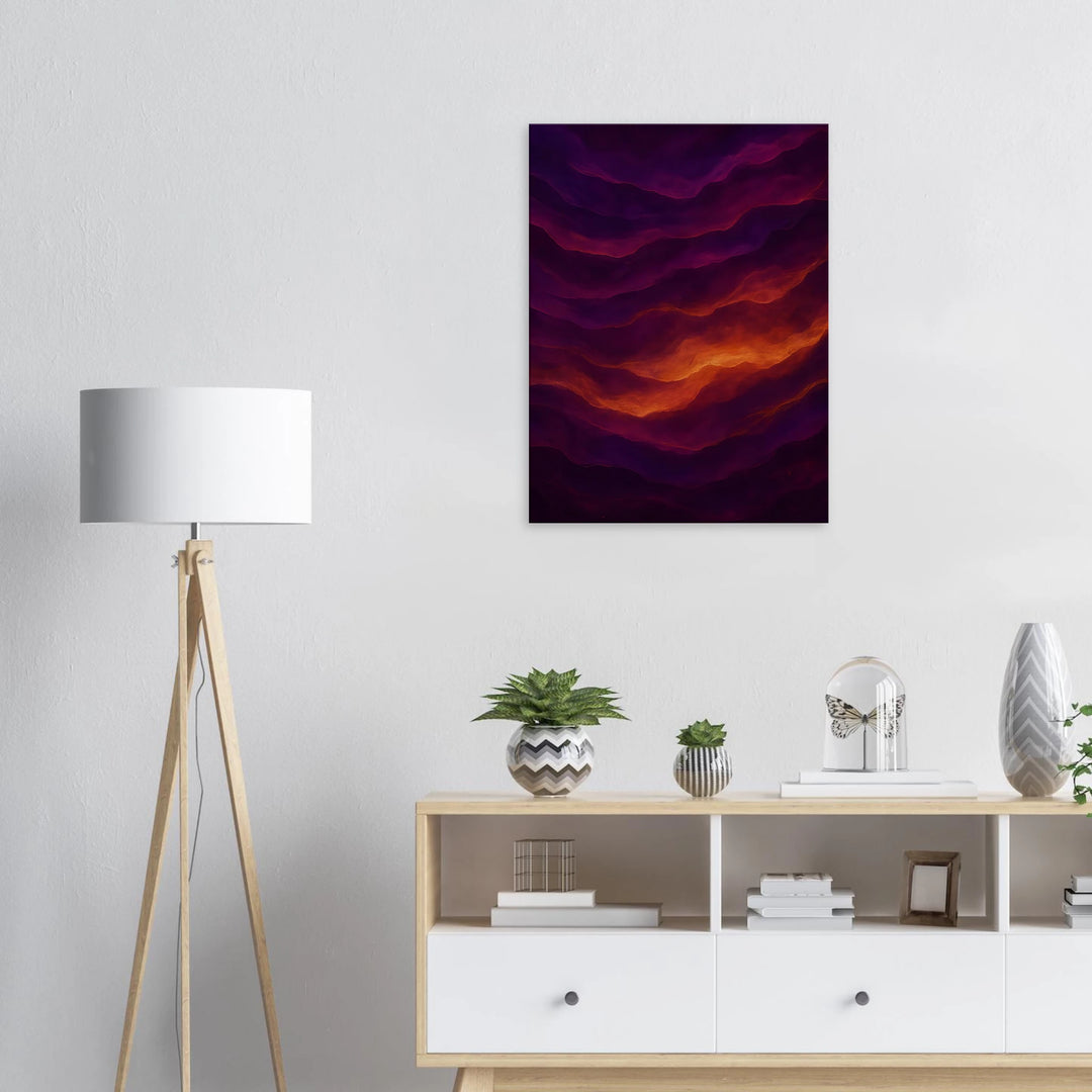 Twilight Layers – Die stille Tiefe zwischen Tag und Nacht - Simpls space print-Print Material