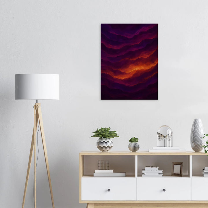 Twilight Layers – Die stille Tiefe zwischen Tag und Nacht - Simpls space print-Print Material