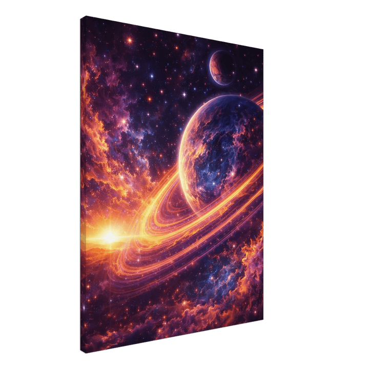 Twilight Orbit – Wenn Welten sich im Licht begegnen - Simpls space print - Print Material