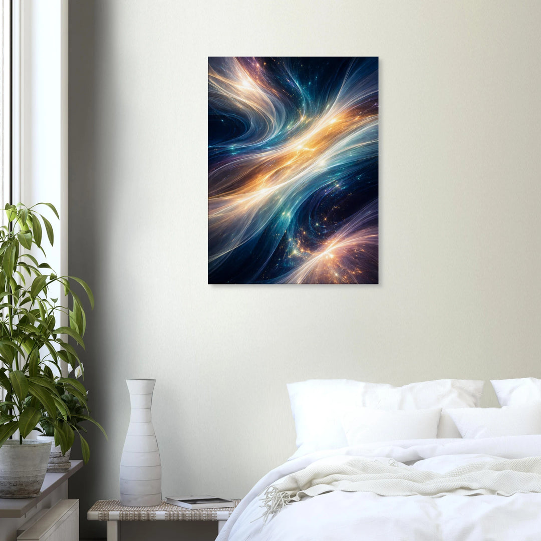 Electric Pulse – Der Moment, in dem Energie lebendig wird - Simpls space print-Print Material