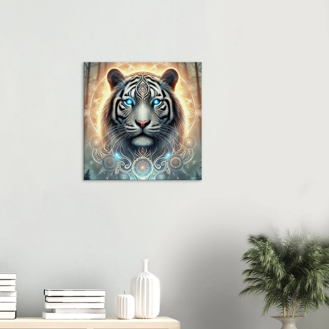 Totem Tiger – Die stille Macht deines inneren Feuers - Simpls space print-Print Material