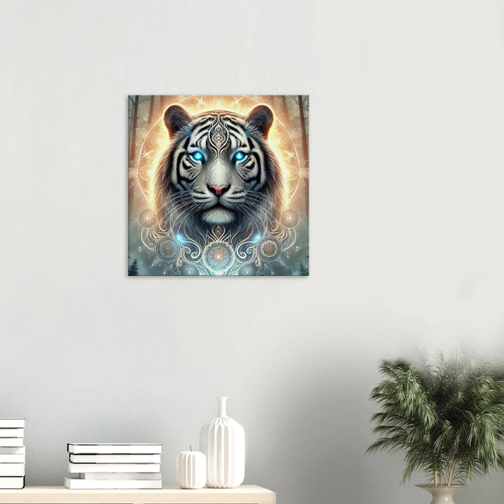 Totem Tiger – Die stille Macht deines inneren Feuers - Simpls space print-Print Material