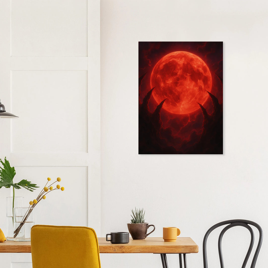 Blood Moon Nexus- Halloween - Simpls space print-Print Material