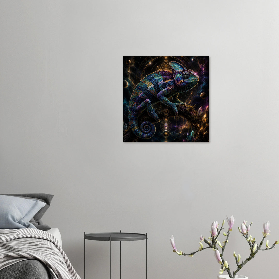 Prism Sovereign – Wo Farbe zur Krone der Wildnis wird - Simpls space print-Print Material
