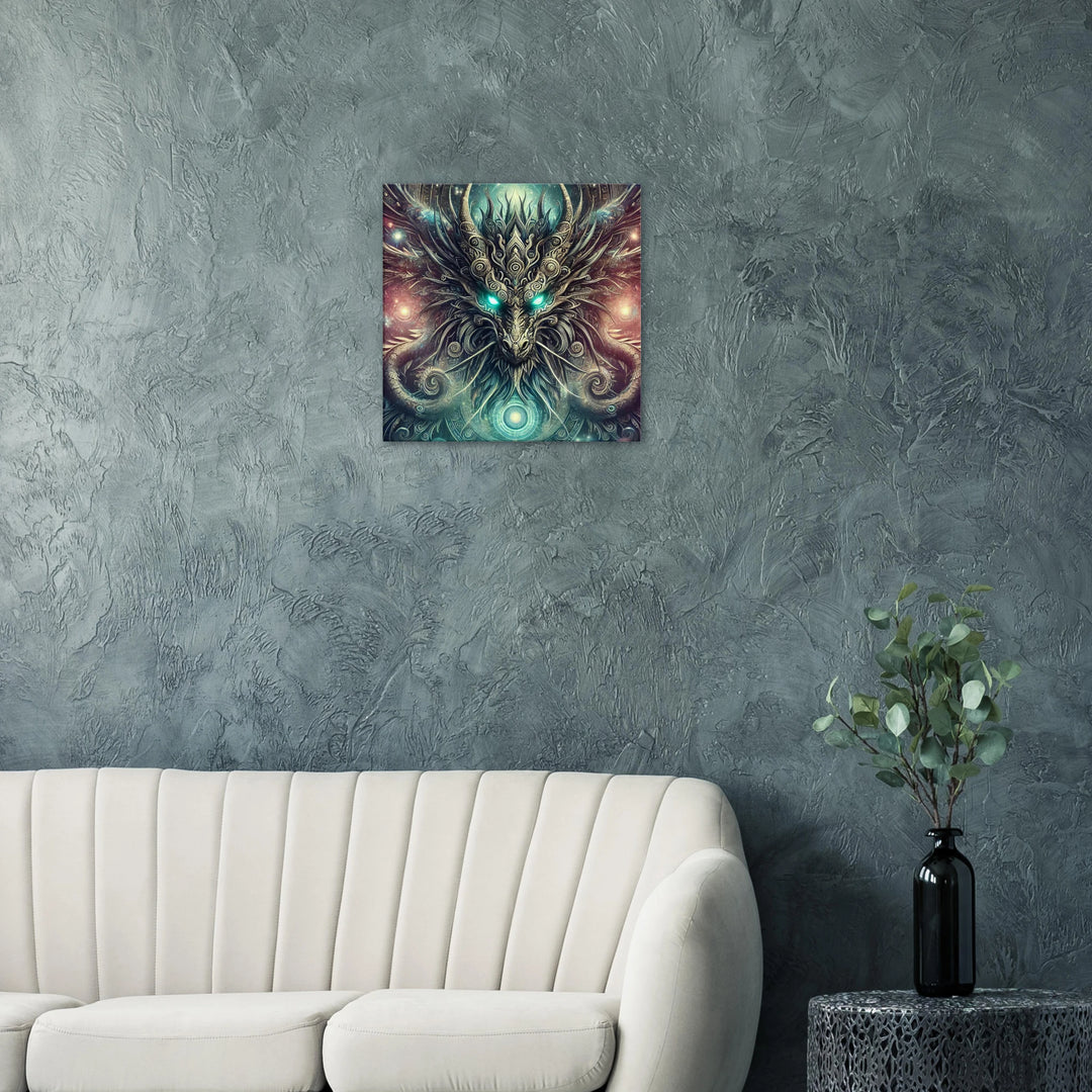 Totem Drache – Die erwachende Urkraft des Kosmos - Simpls space print-Print Material