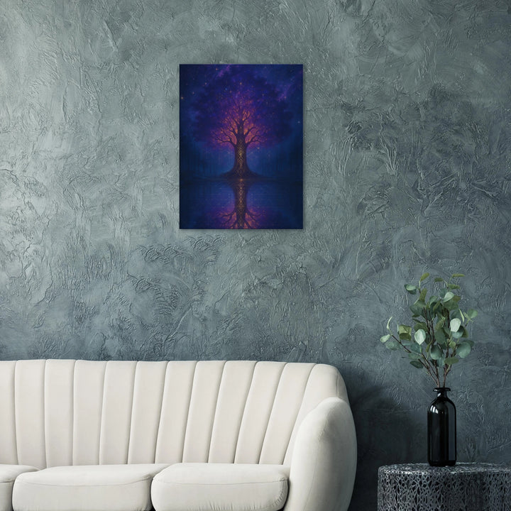 Spirit Tree – Die Seele des Universums in Wurzeln und Licht - Simpls space print-Print Material