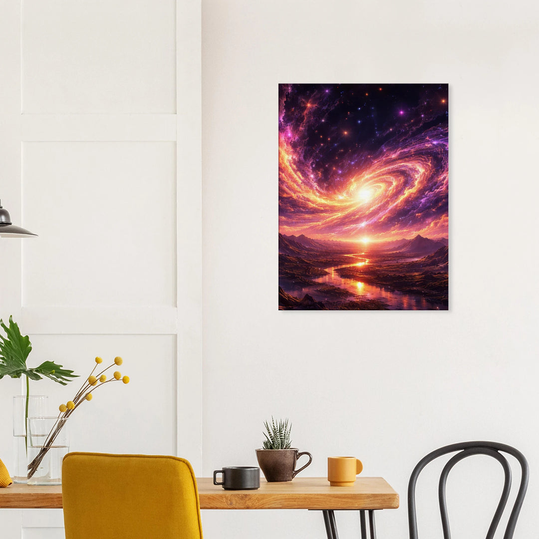 Galaxia Rise – Wenn Licht aus der Unendlichkeit erwacht - Simpls space print - Print Material