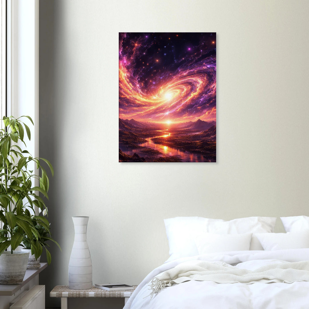 Galaxia Rise – Wenn Licht aus der Unendlichkeit erwacht - Simpls space print - Print Material