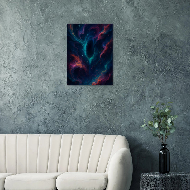 Shadow Nights – Tanz der Stille im galaktischen Flüstern - Simpls space print-Print Material