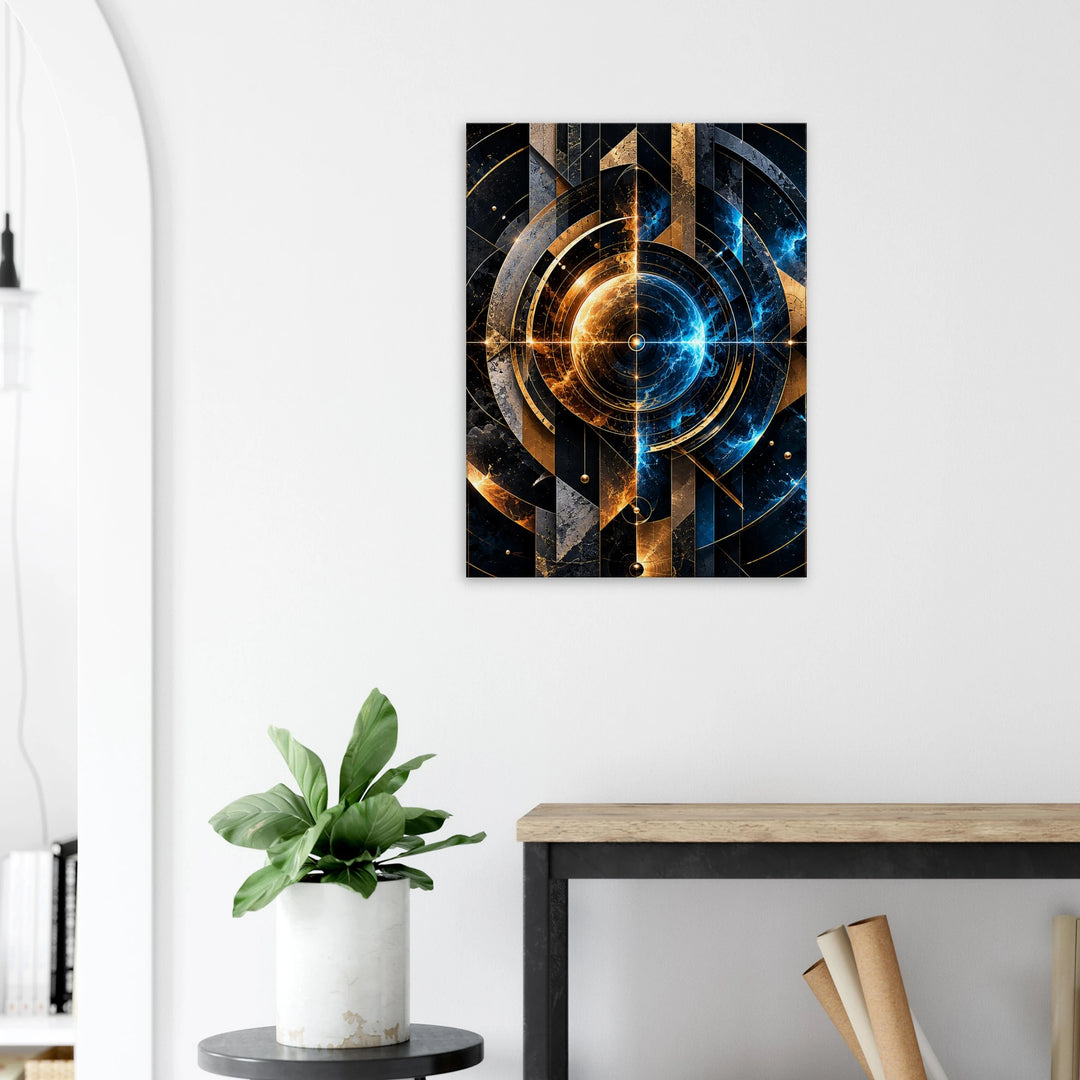 Aehter Komplex – Wo Struktur zu kosmischer Energie wird - Simpls space print - Print Material