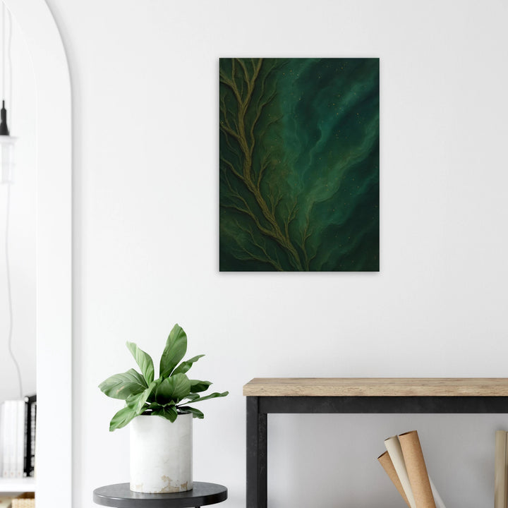 Green Growth – Wo Wurzeln träumen und das Herz aufatmet - Simpls space print-Print Material
