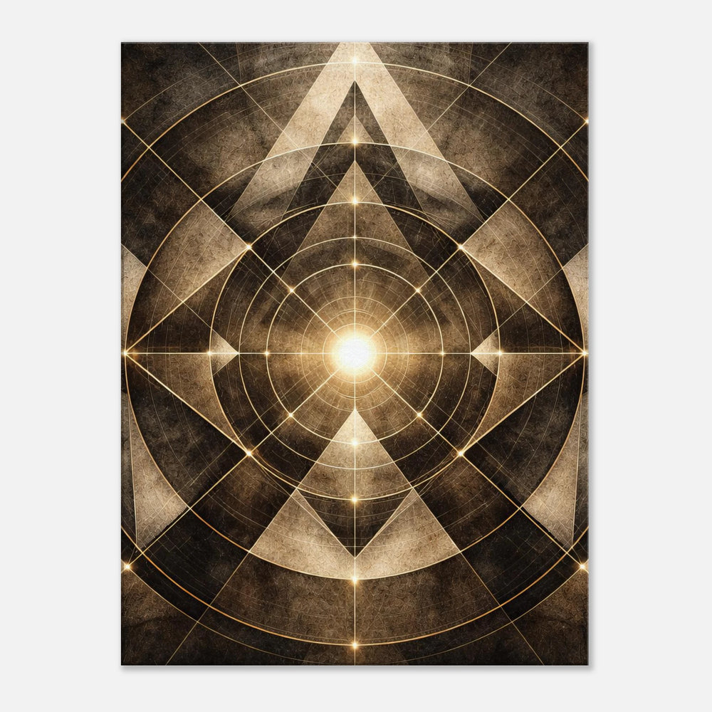 Calculated Stillness – Die Geometrie der inneren Ruhe - Simpls space print - Print Material